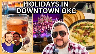 Lunch at FLINT A Very Merry Pops with Oklahoma Philharmonic amp Bar Cicchetti  Oklahoma City Vlog [upl. by Mlawsky]