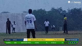 Live Cricket Match  The Retainers vs Rowdys  01Dec24 0219 PM 15 overs  USDC Global Corporate C [upl. by Jourdan453]