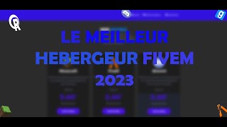 LE MEILLEUR HEBERGEUR POUR FIVEM   RZHostingfr [upl. by Notlek]