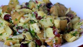 ITALIANSTYLE POTATO SALAD RECIPE  easy healthy mayofree potato salad [upl. by Guarino763]