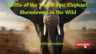 Battle of the Titans Epic Elephant Showdowns in the Wild🐘💥 [upl. by Nerissa]