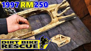 RM250 1997 Trying To Make The Swingarm Look New Again [upl. by Darcee]