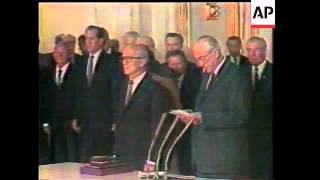 East German leader Erich Honecker deposed [upl. by Albertine]