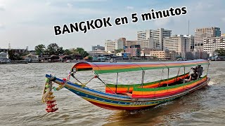 ✔️ BANGKOK en 5 minutos 4K 🟡 TOP 10 lugares imprescindibles  Tailandia [upl. by Neau]