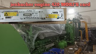 jenbacher engine 420 MORIS card faulty [upl. by Nauqal]