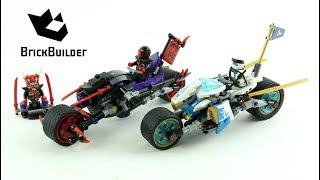 Lego Ninjago 70639 Street Race of Snake Jaguar  Lego Speed build [upl. by Ayiak]