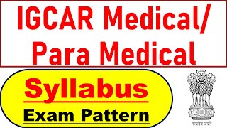 IGCAR Medical and Para Medical Recruitment 2024  Syllabus  Selection Process [upl. by Klapp53]