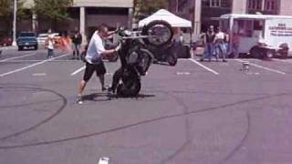 Harley Davidson Sportster Doing A Wheelie in Charlotte NC [upl. by Wehtam545]