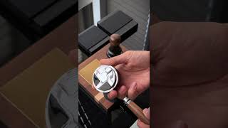 Espresso Puck Prep with MHW3BOMBER Blind Shaker  Sage Barista Express [upl. by Ydissac]