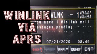 Winlink with an APRS Radio  Alerts send and receive Winlink messages with an APRS radio [upl. by Atteoj]