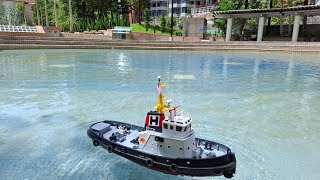 Horizon Harbour Proboat 30 inches RC Tug Boat first running [upl. by Rika858]