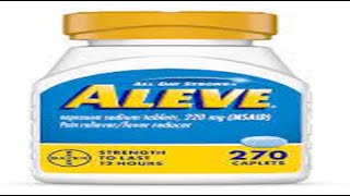 Aleve naproxen is a nonsteroidal anti inflammatory drug works by reducing hormones [upl. by Imis]