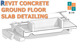 Concrete Slab Edges Thickenings Pits and Bund Upstands in Revit [upl. by Genesa335]