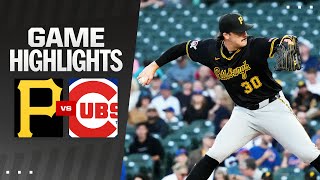 Pirates vs Cubs Game Highlights 9324  MLB Highlights [upl. by Ortrude]