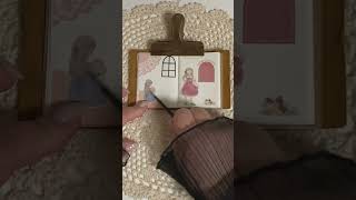 ASMR  100均シールで1分コラージュ  collage  scrapbooking  Shorts [upl. by Notgnirrab]