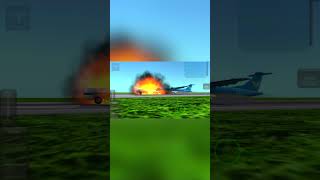 Crashing Aircraft into Vehicle  turbopropflightsimulator flightsimulator shorts [upl. by Mages]