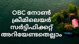 OBC നോൺ ക്രീമിലെയർ സർട്ടിഫിക്കറ്റ് അറിയേണ്ടതെല്ലാം OBC non creamy layer certificate kerala [upl. by Annohsed133]