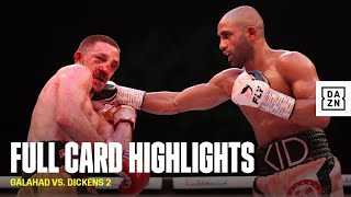 FULL CARD HIGHLIGHTS  Kid Galahad vs Jazza Dickens 2 [upl. by Pulcheria]