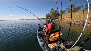 A Short Trip To Camp Far West kayakfishing kayakbassfishing [upl. by Wendalyn]