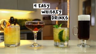 Four Easy Whiskey Drinks [upl. by Ashlen334]