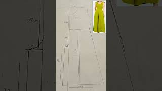 Stylish jumpsuit pattern drafting tutorialfashion trends 2024 [upl. by Karna]