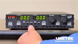 Sorensen DLM600 DC Power Supply Product Demo [upl. by Duleba]