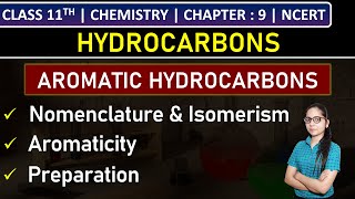 Class 11th Chemistry  Aromatic Hydrocarbons Nomenclature Isomerism Aromaticity amp Preparation [upl. by Saraann]