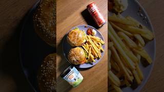 2000 calories le repas 😱 recette repas burger frite  diet [upl. by Arrol]