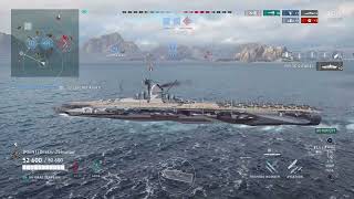 World of Warships Legends CV Graf Zeppelin Solo Warrior [upl. by Odnalor]