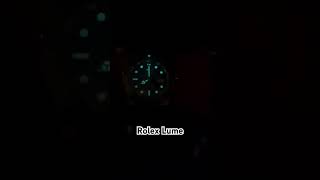 Rolex Submariner Lume on a dark plane flying across the US rolex luxury [upl. by Aremmat681]