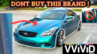 CAR WRAP REVIEW AFTER 1 YEAR of VVIVID VINYLalready fading [upl. by Bradan]