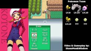 05 ENG Pokemon Heart Gold Playthrough Girl part 4 Route 32 amp Union Cave [upl. by Ad]