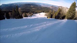 Piste da sci Carezza ski pista Re Laurino [upl. by Tatianna]