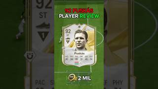 92 icon PUSKAS player review ea fc 25 shorts short eafc25 [upl. by Ahsoem]