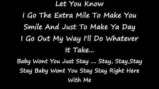 Tyrese Stay LYRICS [upl. by Gayla]