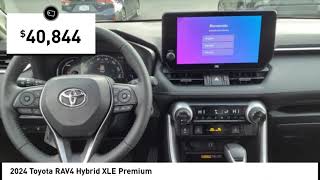 2024 Toyota RAV4 Hybrid XLE Premium New 39149 [upl. by Ahsinor]