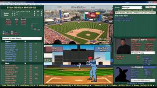 2016 Baseball Mogul Replay 1986 Season Game Expos vs Mets [upl. by Heinrik]