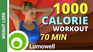 1000 Calorie Workout Without Equipment [upl. by Hsreh]