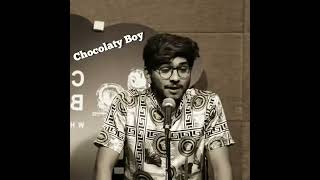 Chocolate boy poetry by skater rahul [upl. by Hgielyak579]