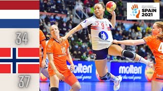 Netherlands vs Norway Handball Womens World Championship Spain 2021 [upl. by Gallard722]