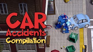 Car Accidents Compilation  Robocar POLI Special [upl. by Charters228]