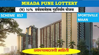 MHADA Pune Lottery 2024  SportsVille Maan Hinjewadi  Scheme 857 mhada mhadalottery [upl. by Ferreby318]