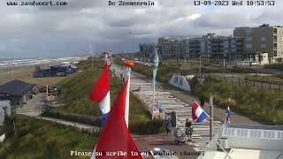 🔴Live webcam beach and boulevard Barnaart Zandvoort Home to the Dutch Grand Prix The Netherlands [upl. by Anisah891]