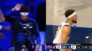 Klay Thompson introduced and scores first bucket with Dallas Mavericks [upl. by Nirroc698]