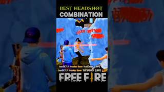 OMG 😱‼️ Free fire Best Headshot Combination 🤫  shortfeed freefire trendingytshort short [upl. by Linnell304]