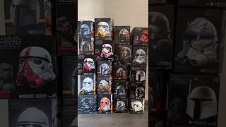 My Star Wars Black Series helmets🔥 starwars [upl. by Eynaffit968]