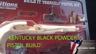 KENTUCKY BLACK POWDER PISTOL BUILD BY TRADITIONS PERFORMANCE FIREARMS Part One [upl. by Jefferey]