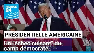 Présidentielle américaine  un quotéchec cuisantquot du camp démocrate • FRANCE 24 [upl. by Ikin146]