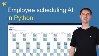 Employee shift scheduling AI using Python [upl. by Leonerd848]