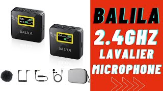 BALILA Wireless Lavalier Microphone REVIEW [upl. by Aimit]